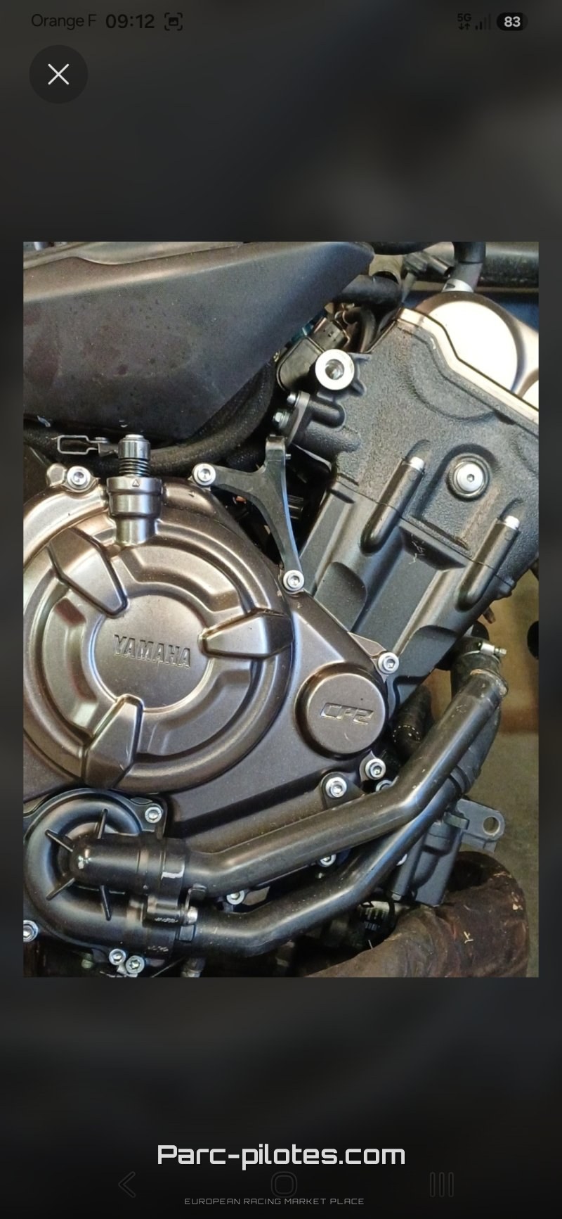 Moteur complet mt07