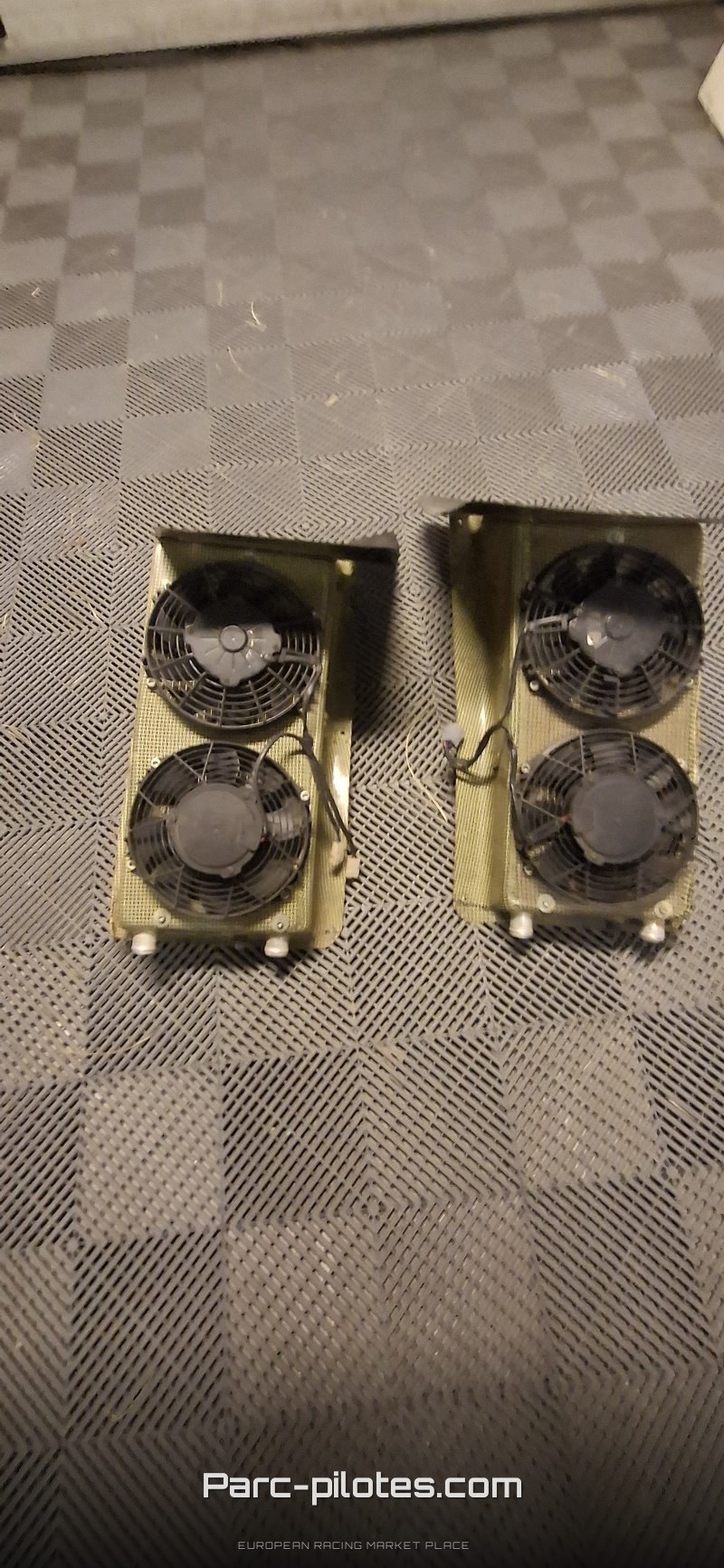 Écopes + radiateurs + ventilateurs